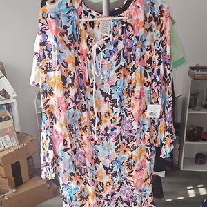 Floral Multicolor Long Top